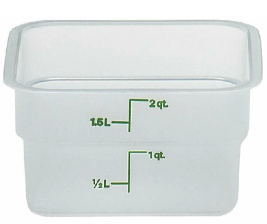 Cambro Translucent Square CamSquare Food Container