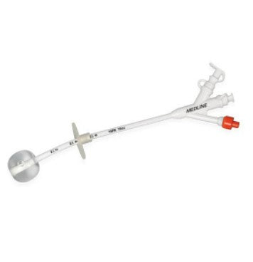 Medline 3 Port Silicone Slip Luer Lock Gastrostomy Feeding Tubes