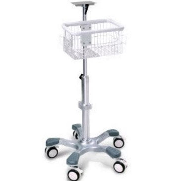 Mobile Trolley Cart with Mounting Plate for M3 and iM3 Vital Signs Monitors