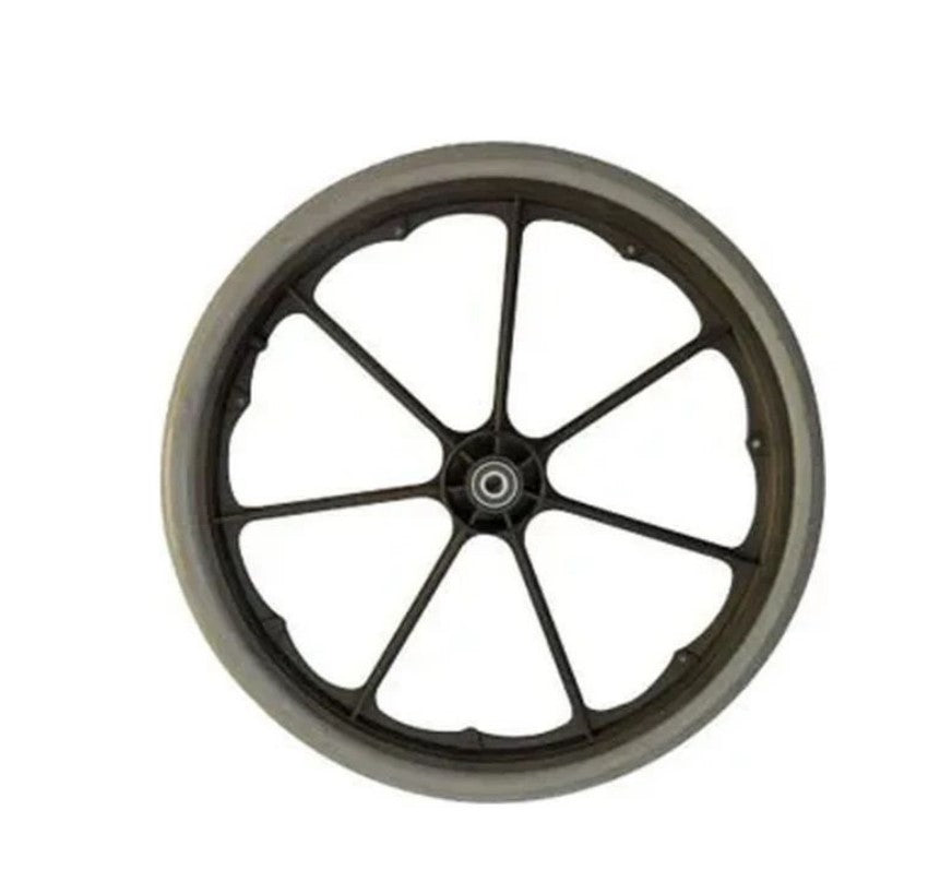 Invacare Rear Wheels U2222C Composite Urethane 9 Spoke Low Profile 24 X 1"