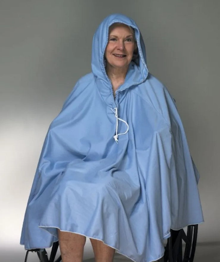 Shower Poncho Short Back 34" X 23"