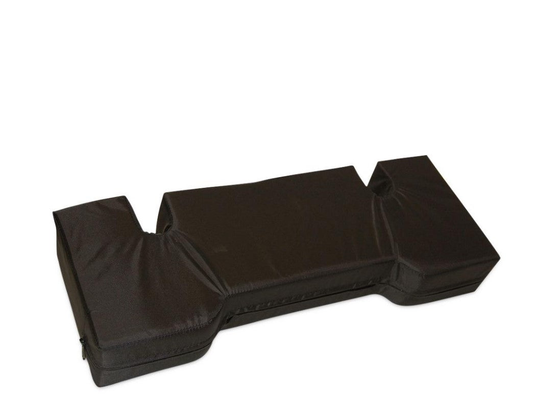 Wheelchair Lap Top Cushion with Cutouts for Full Arm Wheelchair