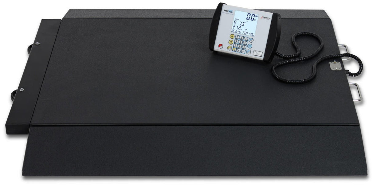 Wheelchair Scale Portable Digital 1000 lb X 0.2 lb
