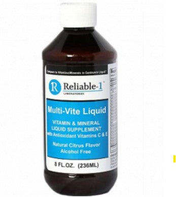 Multi-Vite Liquid Vitamin and Mineral Supplement, 8 oz