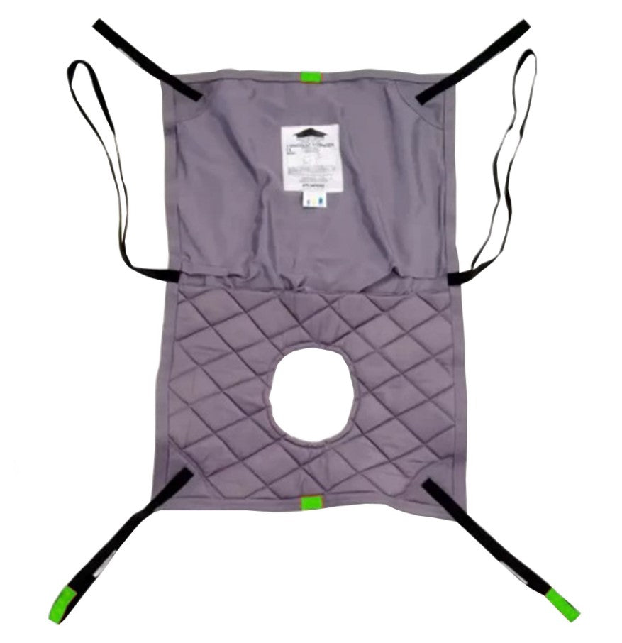 Joerns Hoyer Long Seat Commode Loop Style Sling 500 lb