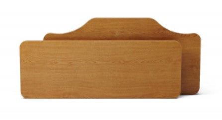 Traditional Headboard and Footboard Set 36" Wide Solar Oak Finish