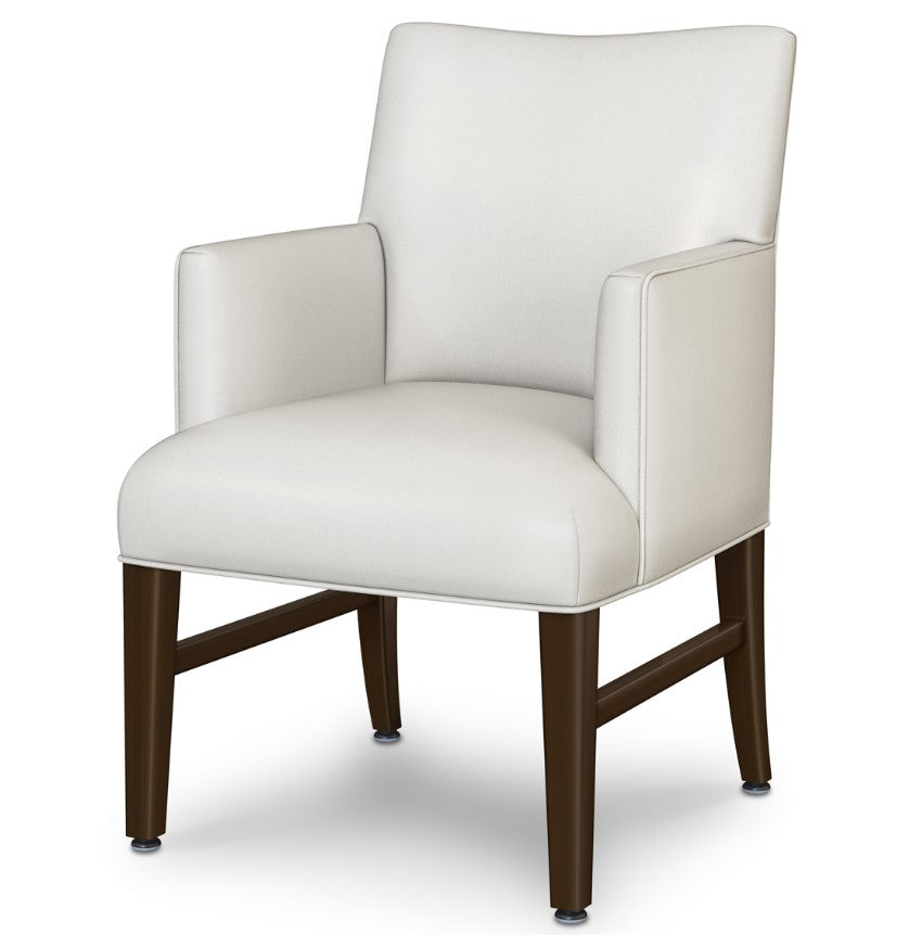 Kwalu Marettimo Accent Chair without Arm Caps Cross Rail Underframe