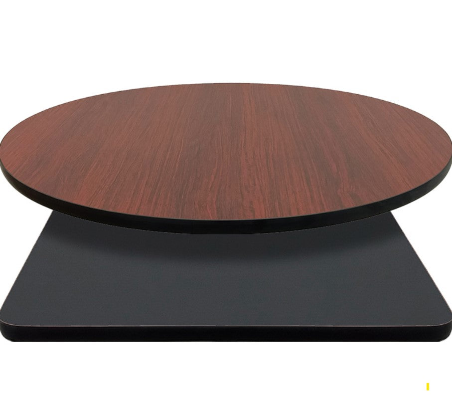 Two-Sided Table Round Tops with Base