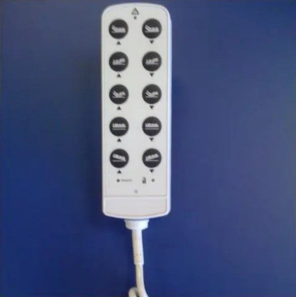 Noa 10 Button Non Locking Backlit Pendant for Electric Beds