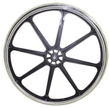 Economy Mags Fits 7/16"  Axle Hard Rubber Tire 24 X 1"