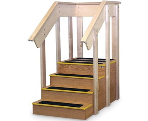 Straight Staircase with Platform