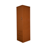 One Door with Two Drawer Wardrobe