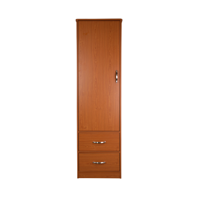 One Door with Two Drawer Wardrobe