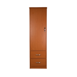 One Door with Two Drawer Wardrobe