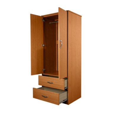 Two Door with Two Drawer Wardrobe