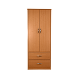 Two Door with Two Drawer Wardrobe