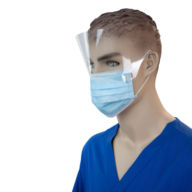 Procedure Face Mask Blue with Face Shield