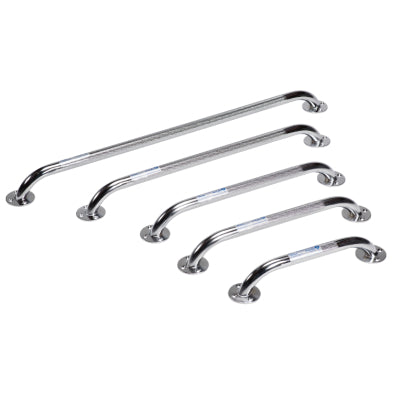 Knurled Chrome Wall Grab Bar