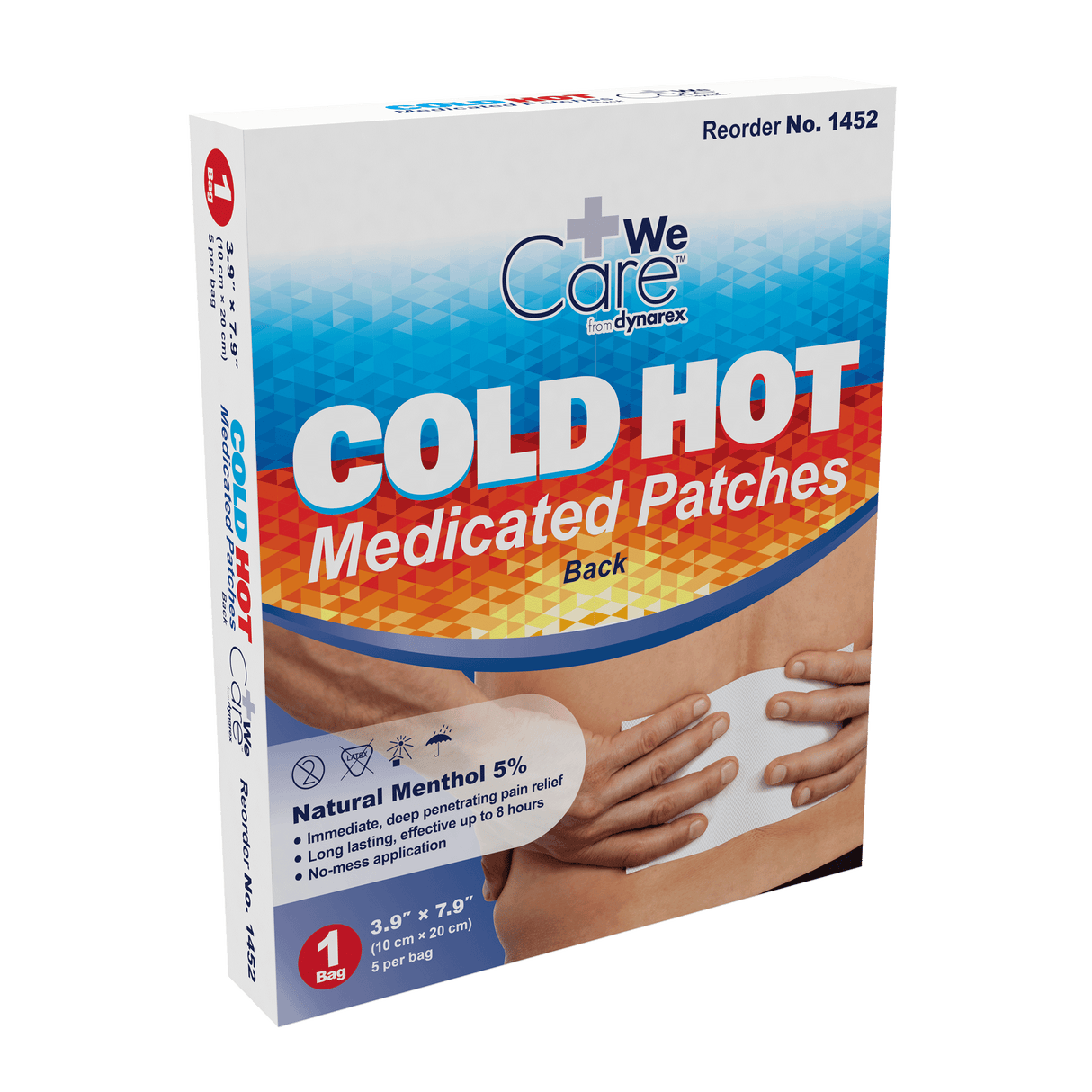 Cold Hot Medicated Patches for Back