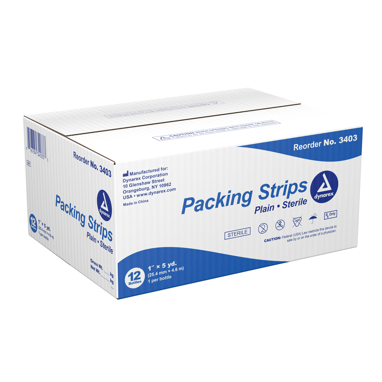 Packing Strips Plain Sterile