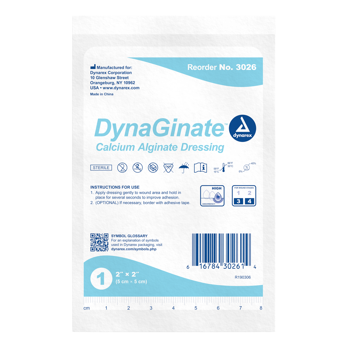 DynaGinate Calcium Alginate Rope Dressing