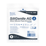 SiliGentle AG Silver Silicone Foam Dressing