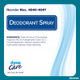 Deodorant Pump Spray 4 oz