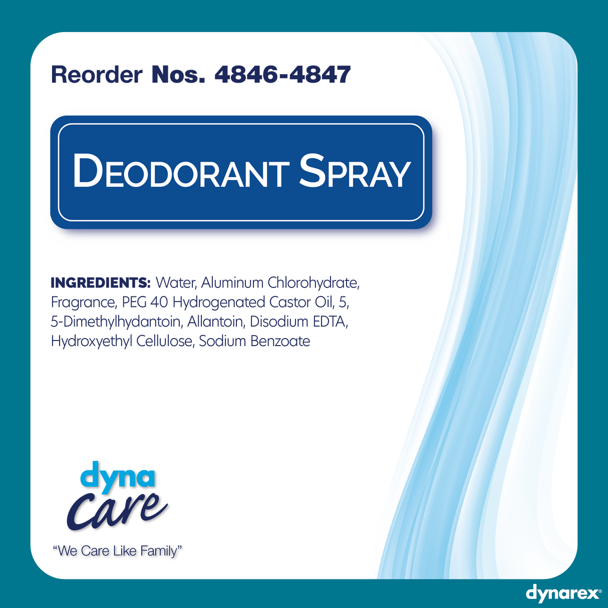 Deodorant Pump Spray 4 oz