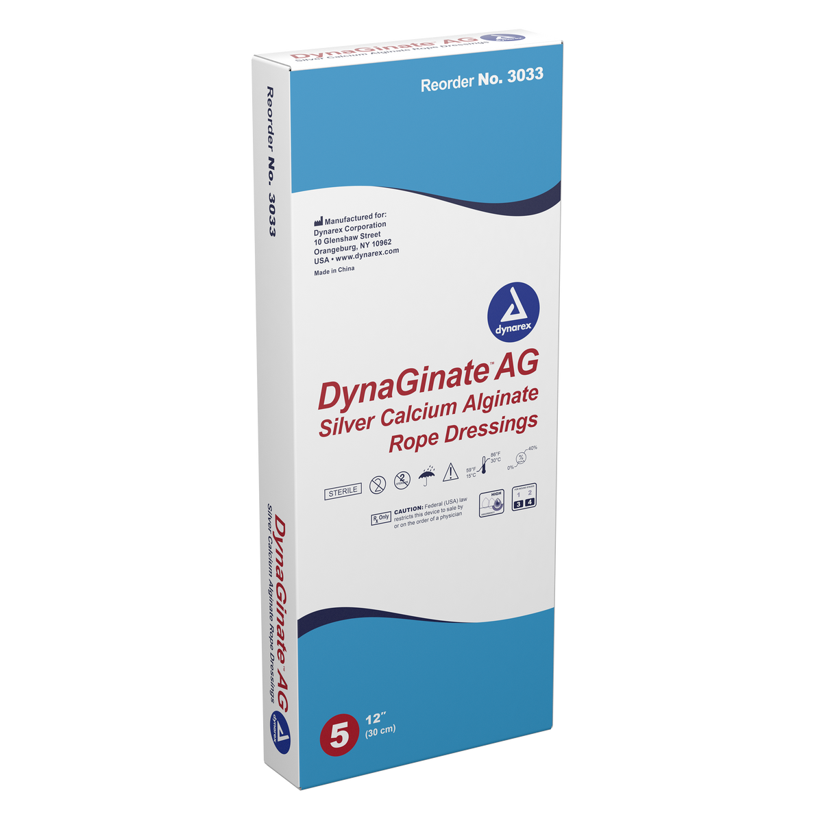 DynaGinate AG Silver Calcium Alginate