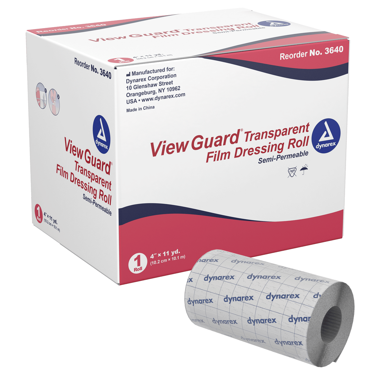 View Guard Transparent Film Dressing Roll