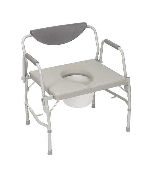 Bariatric Drop Arm Commode 1000 lbs Capacity