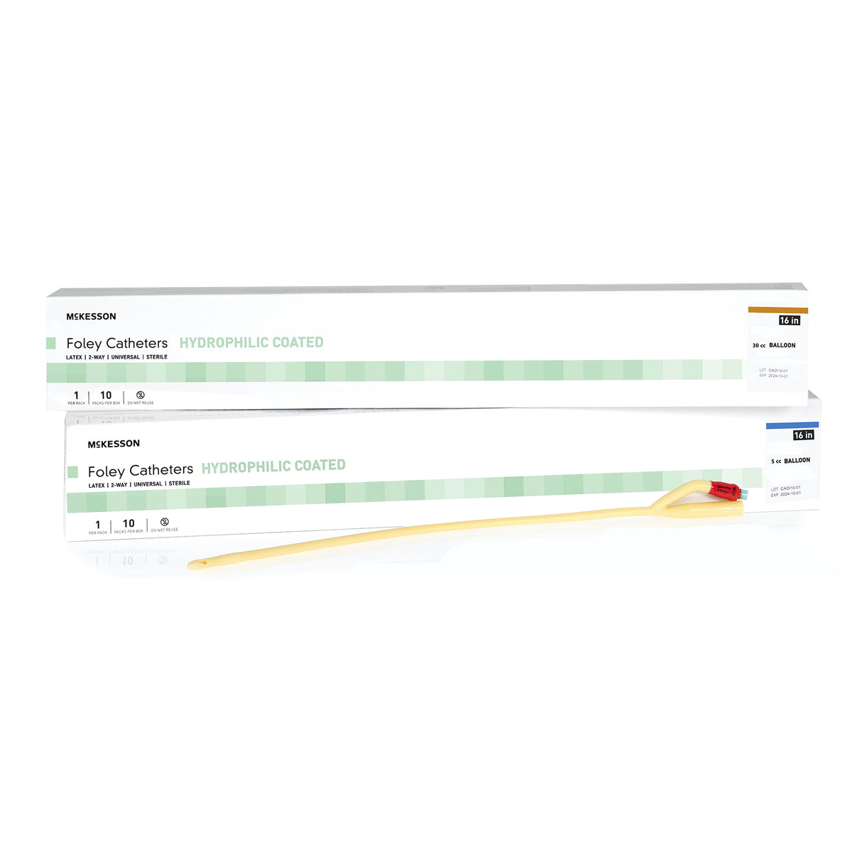 McKesson Foley Catheter 2-Way with Coude Tip