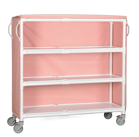 Deluxe 3 Shelves Linen Cart - Specify color