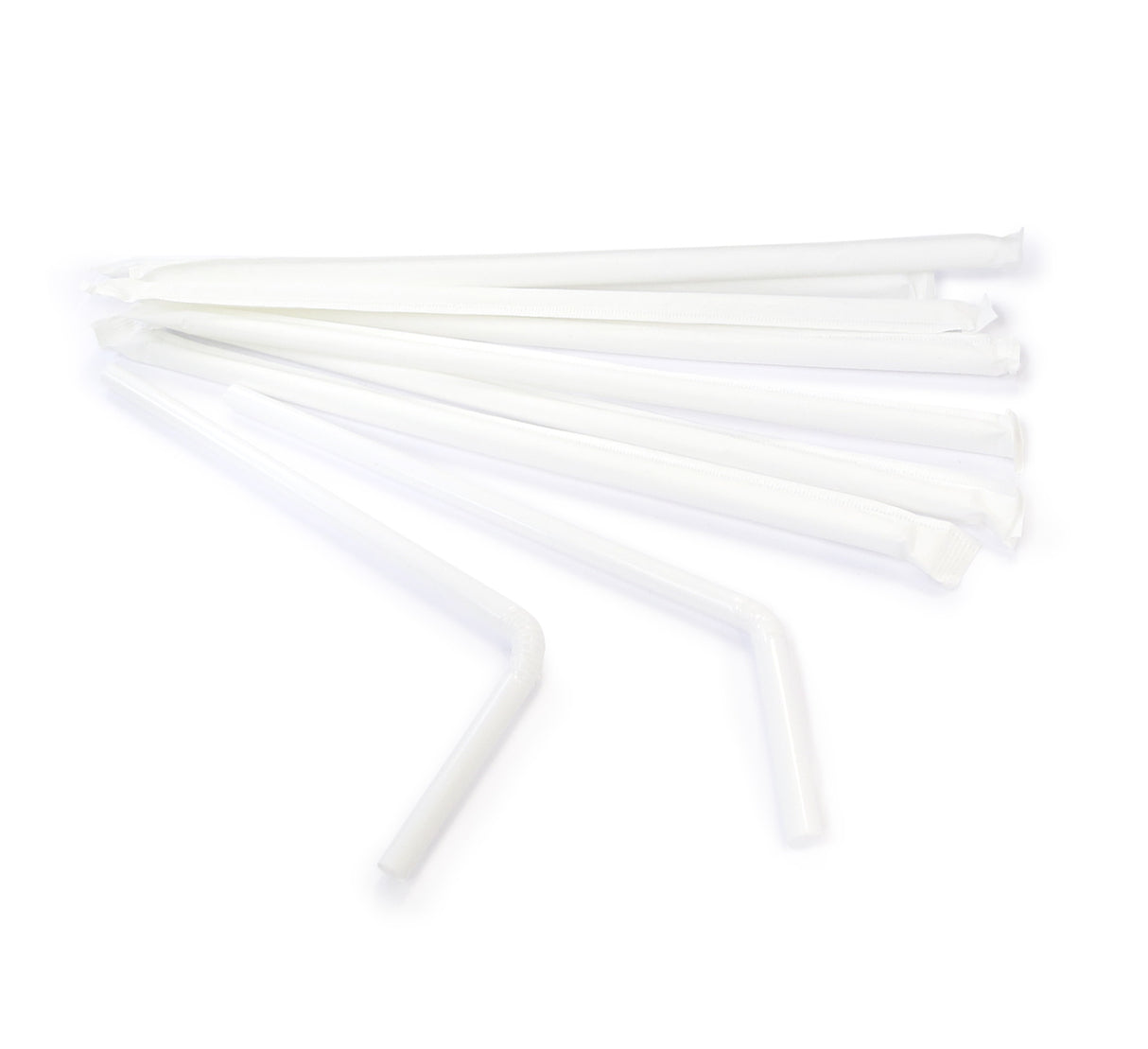 Flex Drinking Straw Individual Wrapped