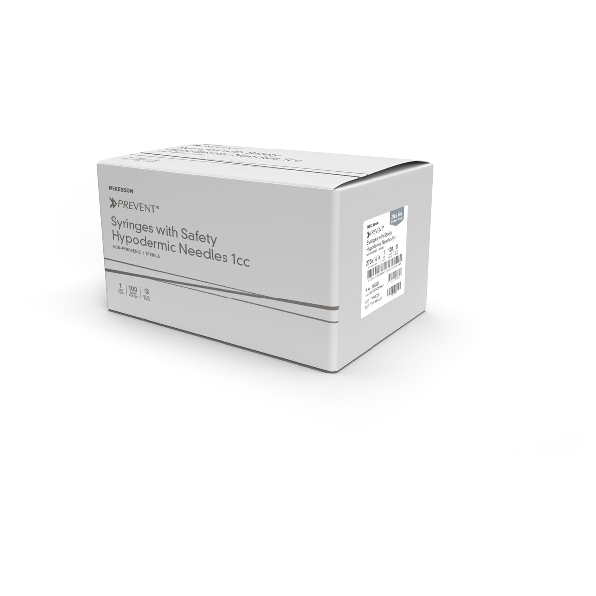 Safety Tuberculin Syringe with Needle McKesson Prevent – Supplyline Medical
