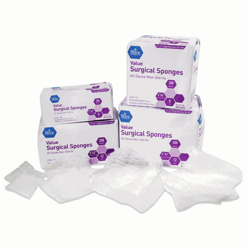 Gauze Surgical Sponges