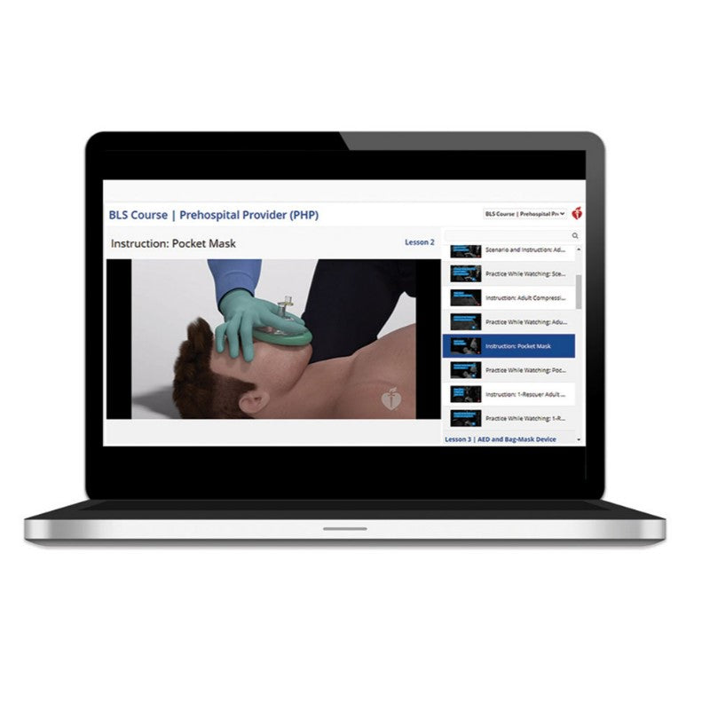 AHA 2020 BLS Course Online Streaming Video Key Code