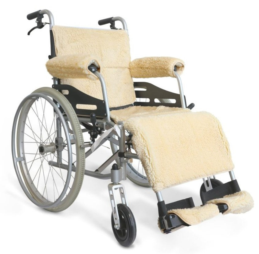 NYOrtho Sheepskin Wheelchair Pads Complete Set