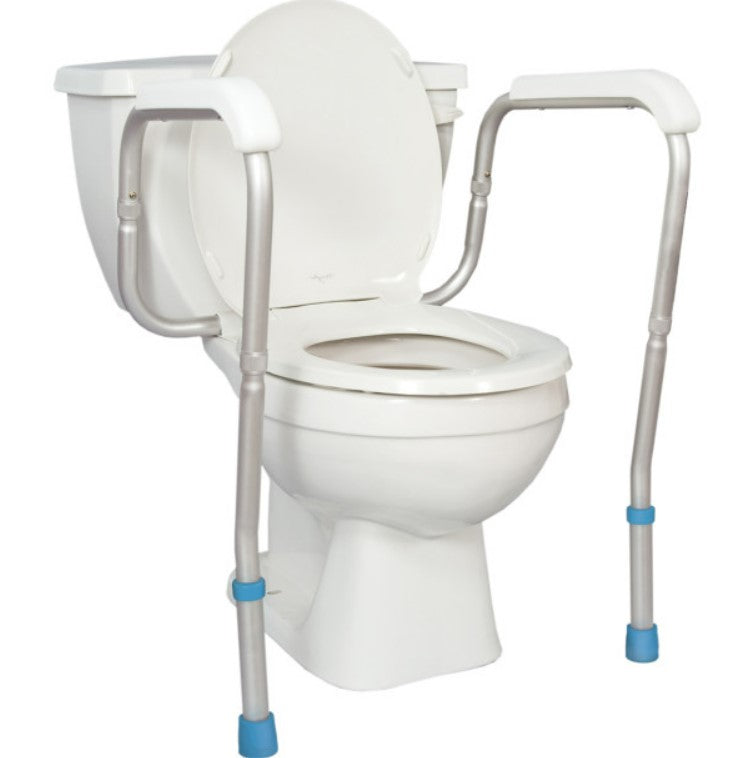 Aqua Sense Adjustable Toilet Safety Rails to Floor