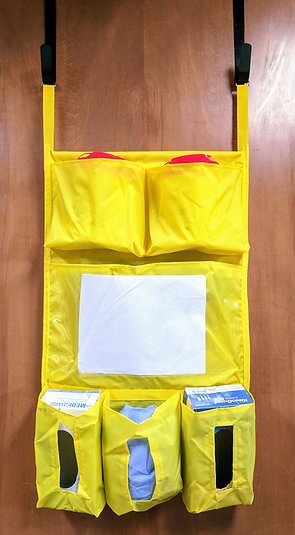 PPE Door Caddy with Hanger