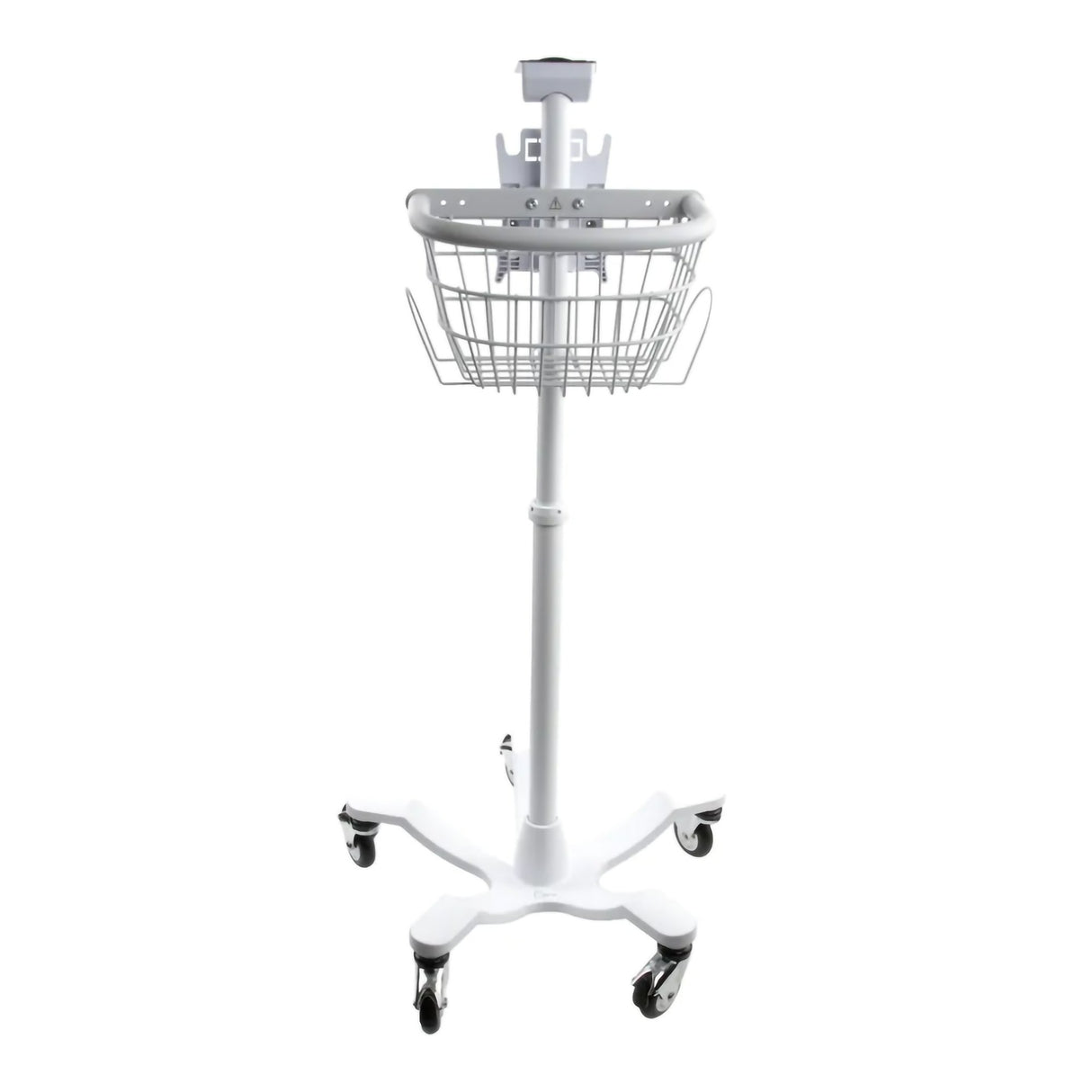 Welch Allyn Mobile Stand with Basket used for Connex Vital Sign Monitors