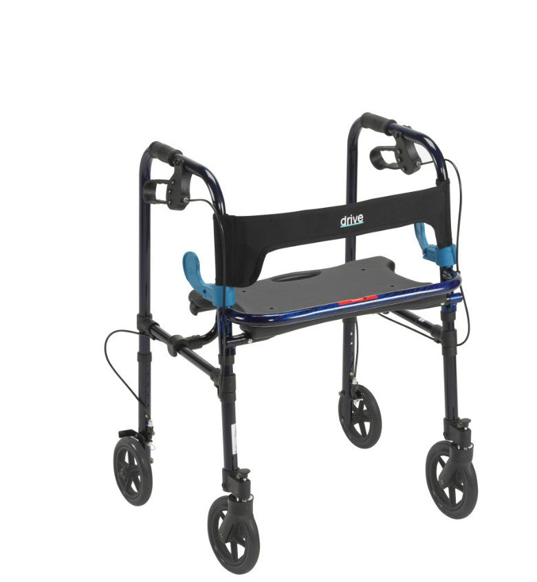 Clever Lite Walker Adult with 8" Casters Blue