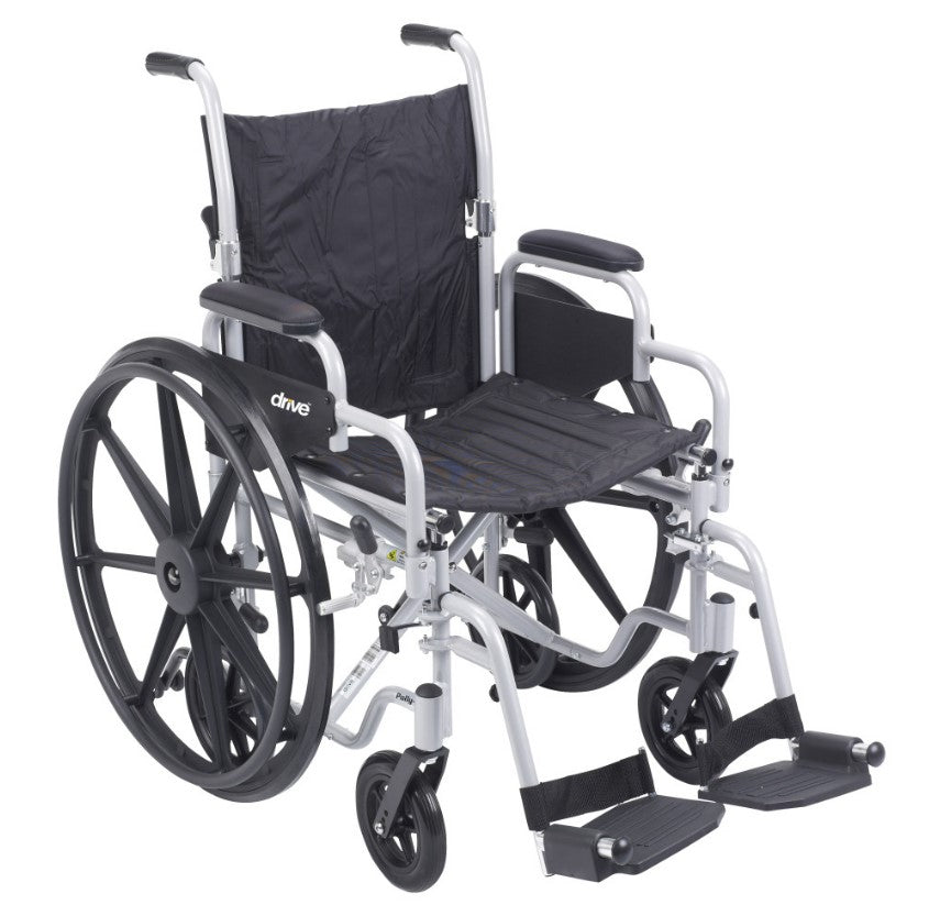 Poly-Fly Lightweight Wheelchair and Transport Chair Combo