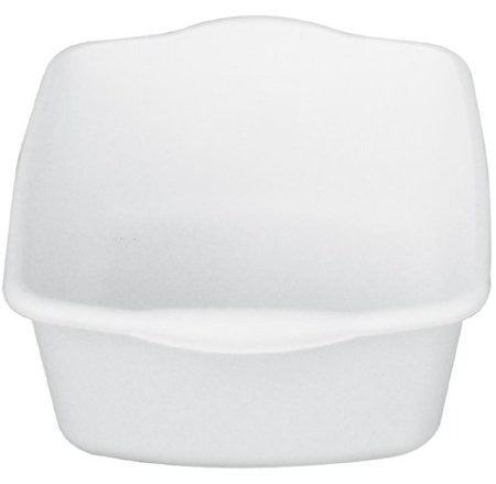 MJM Replacement 10 Quart Square Commode Pail with Slide on Rails