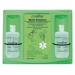 Eyesaline Eyewash Station Double Wall Mount