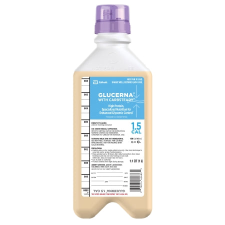 Glucerna Oral Supplement 1.5 Cal Unflavored Liquid 33.8 oz