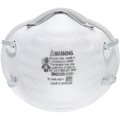 3M 8200 N95 Mask Particulate Respirator