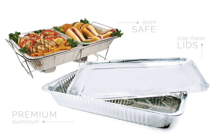 Premium Aluminum Foil Pan Lid