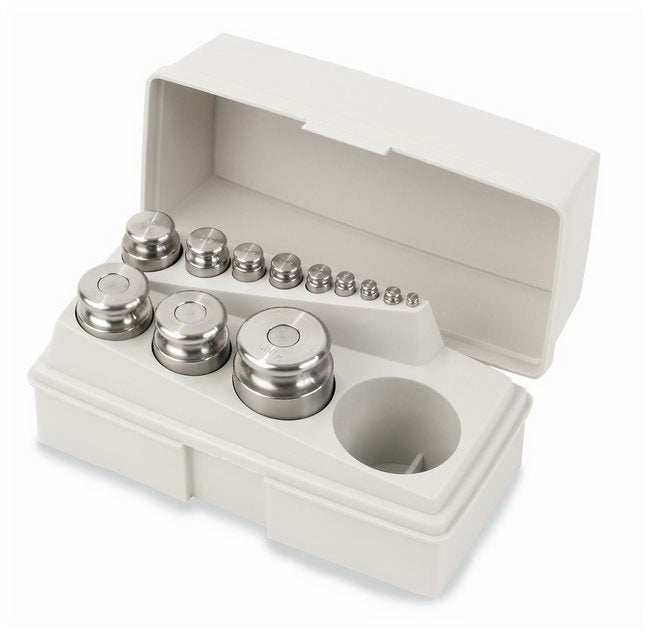 Troemner Calibrated Cylindrical with Handling Knob Weight Set