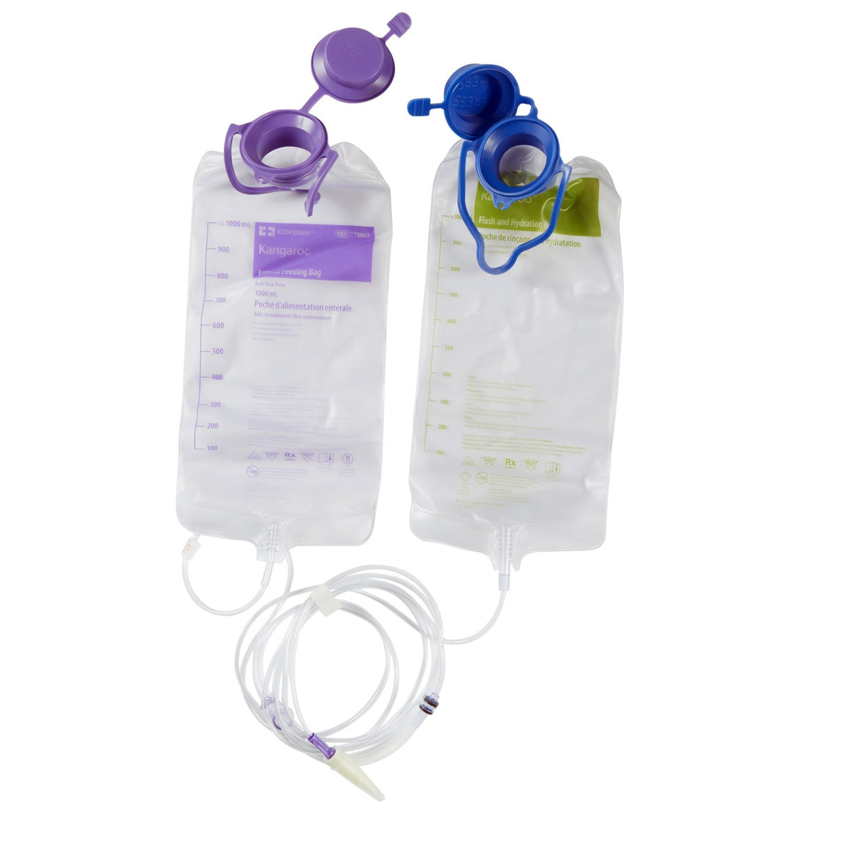 Kangaroo ePump Feed Set with 1K mL Flush Set